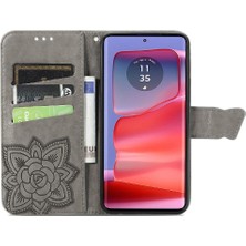 Mays Boutique Motorola Kenar 50 Ultra Kanat Çok Renkli Cüzdan Iş Için Flip Case (Yurt Dışından)