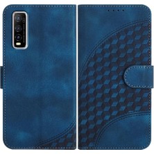 Mays Boutique Vıvo Yvivo Manyetik Kart Tutucu Için Flip Case Geometrik Desen Darbeye (Yurt Dışından)