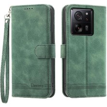 Manyi Mall Xiaomi 13T Premium Kart Yuvaları Için Flip Case Bileklik Manyetik Kapatma (Yurt Dışından)