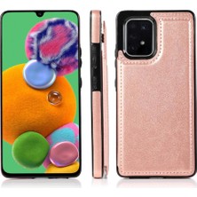 Manyi Mall Samsung Galaxy S10 Lite Pu Deri Kart Yuvaları Kickstand Için Cüzdan Kılıf (Yurt Dışından)