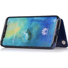 Manyi Mall Cüzdan Kılıf Için Huawei Mate 20 Pro Kart Yuvaları Pu Deri Çift Manyetik (Yurt Dışından)