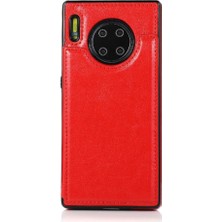 Manyi Mall Kart Tutucu Kickstand ile Huawei Mate 30 Pro Pu Deri Için Cüzdan Kılıf (Yurt Dışından)