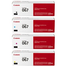 Canon CRG-067 Orjinal 4 Renk Toner Seti