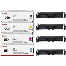 Canon CRG-069 Orjinal Toner 4'lü Set - Tüm Renkler Toner  Takımı