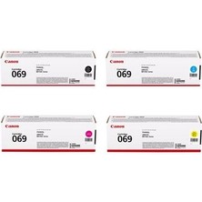 Canon CRG-069 Orjinal Toner 4'lü Set - Tüm Renkler Toner  Takımı