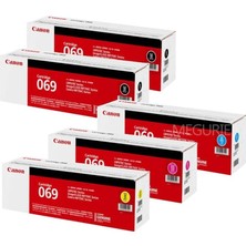 Canon CRG-069 Orjinal Toner 4'lü Set - Tüm Renkler Toner  Takımı