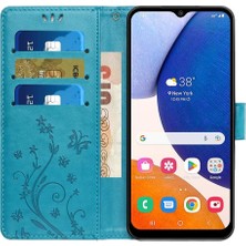 Manyi Mall Samsung Galaxy A15 Için Filp Durumda 5g Pu Deri Kart Tutucu Kickstand Bilek (Yurt Dışından)