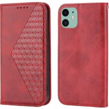 Colorful Shop IPhone 11 Pro Için Flip Case Günlük Kullanım Eşkenar Dörtgen Şekli Cüzdan El Kayışı Standı (Yurt Dışından)