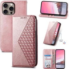 Colorful Shop IPhone 16 Pro Max Günlük Kullanım Için Flip Case El Kayışı Standı Eşkenar Dörtgen Şekli (Yurt Dışından)