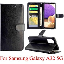 Colorful Shop Samsung Galaxy A32 5g Kickstand Kart Tutucu Darbeye Pu Için Flip Case (Yurt Dışından)