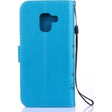 Colorful Shop Samsung Galaxy A8 2018 Pu Deri Kart Tutucu Kickstand Için Filp Durumda (Yurt Dışından)