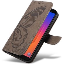 Colorful Shop Samsung Galaxy J6 2018 Için Flip Case Ayrılabilir El Kayışı Kabartmalı Yüksek (Yurt Dışından)