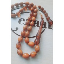 Zenaatkar 12X8MM Toz Kehribardan Kalem Işçilikli Karamel Sıkma Kehribar