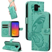 Colorful Shop Samsung Galaxy J6 2018 Için Flip Case Ayrılabilir El Kayışı Kabartmalı Yüksek (Yurt Dışından)