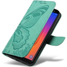 Colorful Shop Samsung Galaxy J6 2018 Için Flip Case Ayrılabilir El Kayışı Kabartmalı Yüksek (Yurt Dışından)