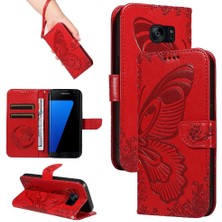 Colorful Shop Kredi Kartı Yuvası Yüksek Kaliteli Deri ile Samsung Galaxy S7 Için Flip Case (Yurt Dışından)