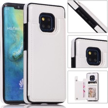 Colorful Shop Cüzdan Kılıf Için Huawei Mate 20 Pro Kart Yuvaları Pu Deri Çift Manyetik (Yurt Dışından)