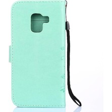 Colorful Shop Samsung Galaxy A8 2018 Pu Deri Kart Tutucu Kickstand Için Filp Durumda (Yurt Dışından)