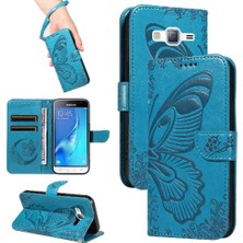 Colorful Shop Kredi Kartı Yuvası Ayrılabilir El ile Samsung Galaxy J3 2016 Için Flip Case (Yurt Dışından)