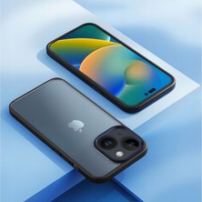 Rock Apple iPhone 14-15 Plus Guard Şeffaf Kılıf Siyah
