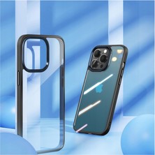 Rock Apple iPhone 14 Pro Max Guard Şeffaf Kılıf Siyah