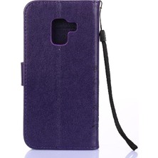 Colorful Shop Samsung Galaxy A8 2018 Pu Deri Kart Tutucu Kickstand Için Filp Durumda (Yurt Dışından)