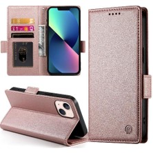 Colorful Shop IPhone 13 Için Flip Case Mini Kartvizit Yuvaları Cüzdan Günlük Kullanım Flip (Yurt Dışından)