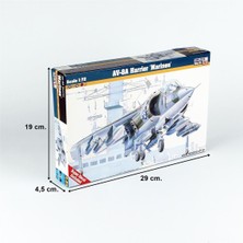 Mistercraft D084 1/72 AV-8A Harrier Marines Savaş Uçağı Plastik Model Kiti