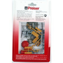 Preiser 17500 1/87 Ölçek, Satış Tezgahı, Boyanmış Plastik Modelleri, 7 Adet