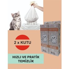 Serypet Kedi Kumu Temizleme Kokusuz Elekli Filtre 2'li Avantaj Set