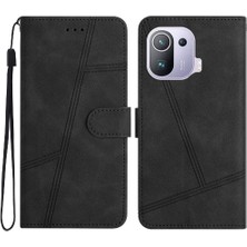 YH Mall Xiaomi 11 Pro Için Flip Case Kart Yuvaları Tutucu Manyetik Tam Koruma Pu (Yurt Dışından)