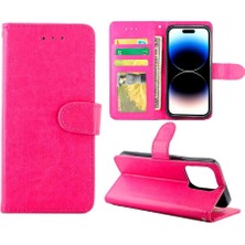 YH Mall IPhone 14 Için Flip Case Pro Kickstand Kart Tutucu Pu Deri Manyetik (Yurt Dışından)