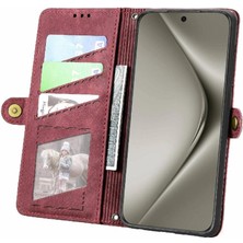 YH Mall Huawei Pura 70 Pro Için Flip Case Darbeye Deri Kılıf Cüzdan Çevirin (Yurt Dışından)