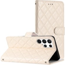 YH Mall Samsung Galaxy S22 Ultra Pu Deri Cüzdan Kart Yuvaları Tutucu Için Flip Case (Yurt Dışından)