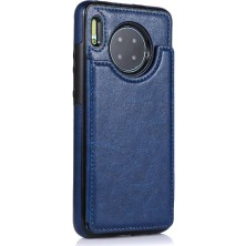 YH Mall Huawei Mate 30 Için Cüzdan Durumda Çift Manyetik Toka Pu Deri Kickstand (Yurt Dışından)