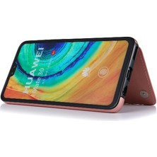 YH Mall Huawei Mate 30 Için Cüzdan Durumda Çift Manyetik Toka Pu Deri Kickstand (Yurt Dışından)