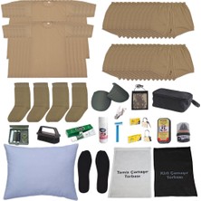 Özmert Askeri Malzeme Acemi Asker Seti Yazlık Karacı Set 24LÜ Temel