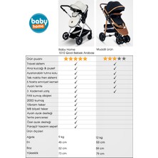 Baby Home 9 In 1 Yeni Doğan Full Set 1010 Travel Seyahat Sistem Bebek Arabası 330 Sallanır Ev Tipi Ana Kucağı