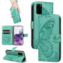 YH Mall Samsung Galaxy S20 Artı Yüksek Kaliteli Deri ile Kabartmalı Flip Case (Yurt Dışından)