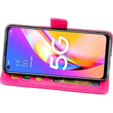 YH Mall Oppo A93 5g Kickstand Darbeye Dayanıklı Manyetik Kapatma Kartı Pu Için Flip Case (Yurt Dışından)