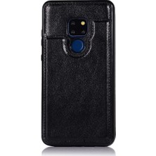 BDT Boutique Cüzdan Kılıf Huawei Mate 20 Kart Yuvaları Için Kickstand Pu Deri Çift (Yurt Dışından)