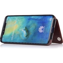 BDT Boutique Cüzdan Kılıf Için Huawei Mate 20 Pro Kart Yuvaları Pu Deri Çift Manyetik (Yurt Dışından)