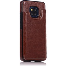 BDT Boutique Cüzdan Kılıf Için Huawei Mate 20 Pro Kart Yuvaları Pu Deri Çift Manyetik (Yurt Dışından)