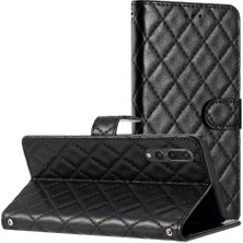 BDT Boutique Huawei P20 Pro Için Flip Case Kart Yuvaları Tutucu Kickstand Tpu Darbeye Pu (Yurt Dışından)