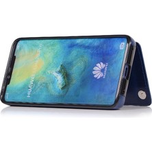 BDT Boutique Cüzdan Kılıf Için Huawei Mate 20 Pro Kart Yuvaları Pu Deri Çift Manyetik (Yurt Dışından)