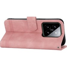 BDT Boutique Xiaomi 14 Bileklik Manyetik Kapatma Nakit Cep Kart Yuvaları Için Flip Case (Yurt Dışından)