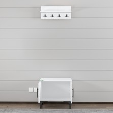 Garaj Home Aynalı Raflı Vestiyer