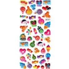 Limmy Işıltılı Sticker Kabartmalı Stiker Defter Planlayıcı Etiket (DFH017)-18X9CM - Şeker