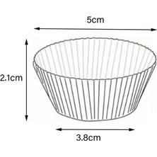 Pearl 600X Cupcake Sarmalayıcılar Cupcake Dekoratif Kılıırmızı (Yurt Dışından)