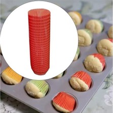 Pearl 600X Cupcake Sarmalayıcılar Cupcake Dekoratif Kılıırmızı (Yurt Dışından)